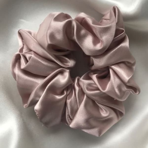 Blush Pink Large-silk-scrunchie-