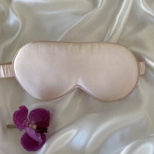Pink Silk Sleep Eye Mask