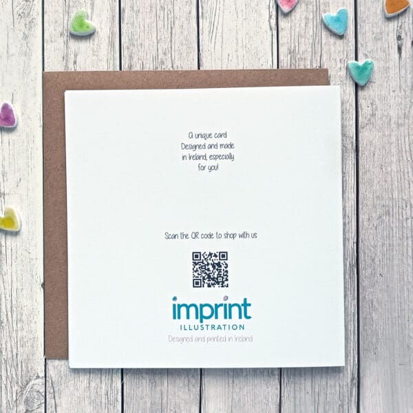Custom Scratch Off Birthday Card: Watercolor Hearts, Surprise Reveal - Image 4