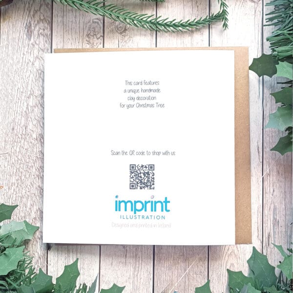 Children's personalised Christmas card, First Christmas keepsake card - Image 3