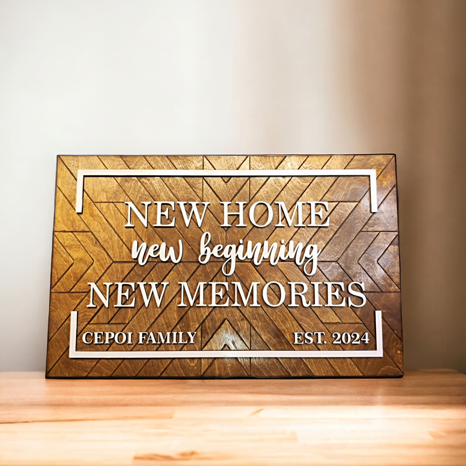 Personalised New Home Sign