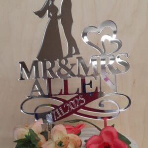 Bride & Groom Wedding Cake topper