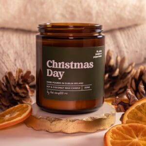 Christmas Day Amber Jar Candle