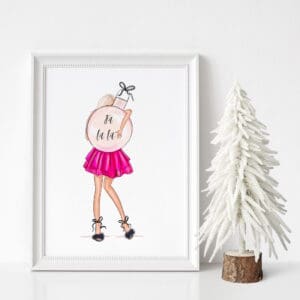 Art Print - Christmas Giant Bauble Illustration