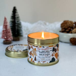 Sweater Weather Natural Wax Candle Tin