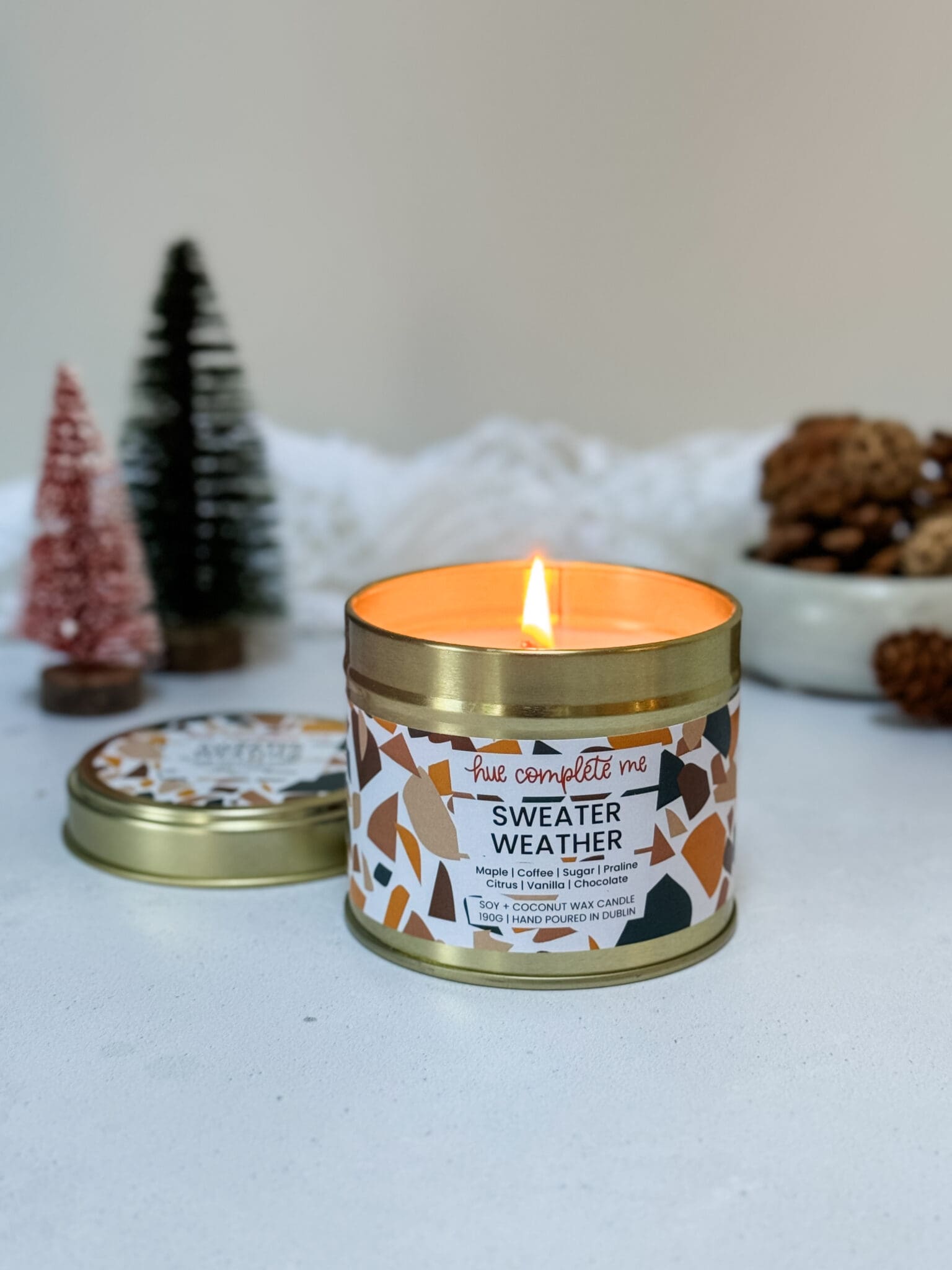 Sweater Weather Natural Wax Candle Tin